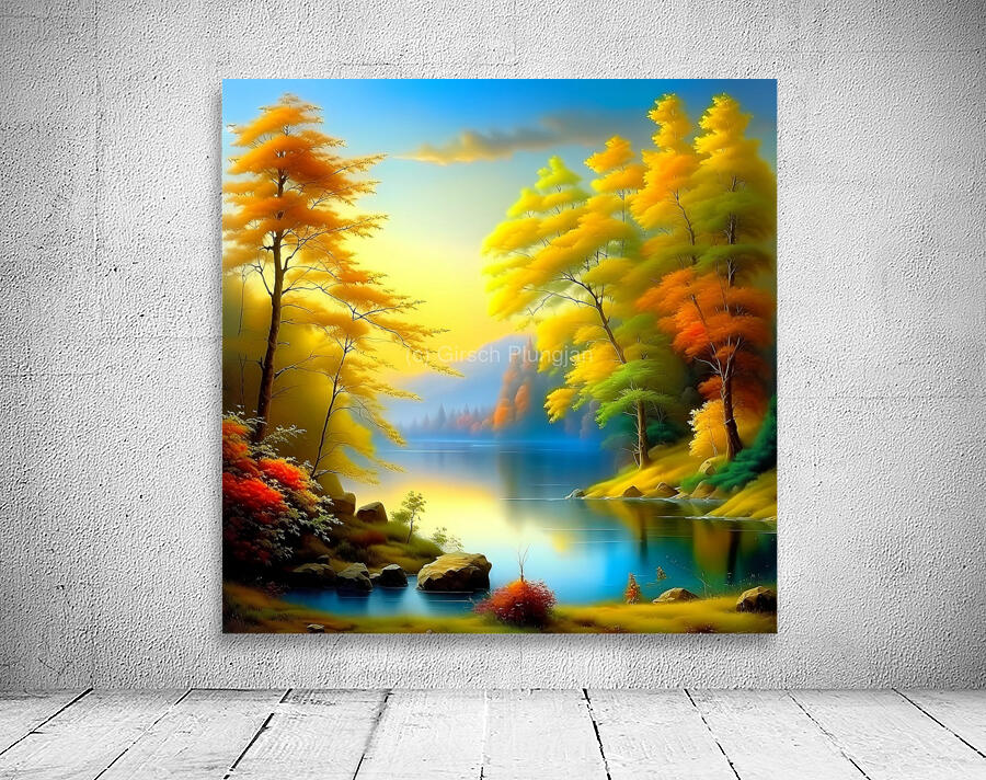 Dawn reflection Wall Preview
