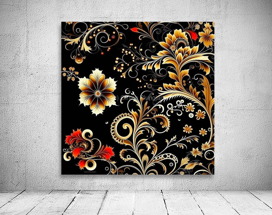   Floral pattern  Wall Preview