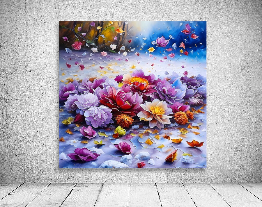 Flower Snow    Wall Preview