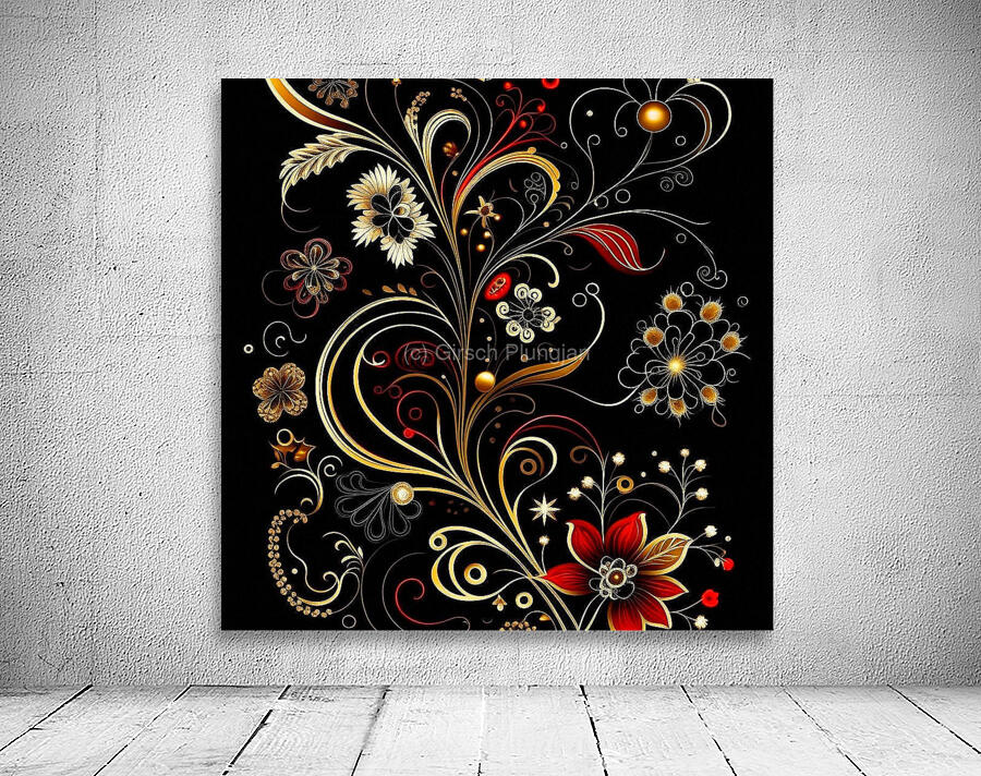  Floral pattern 4  Wall Preview