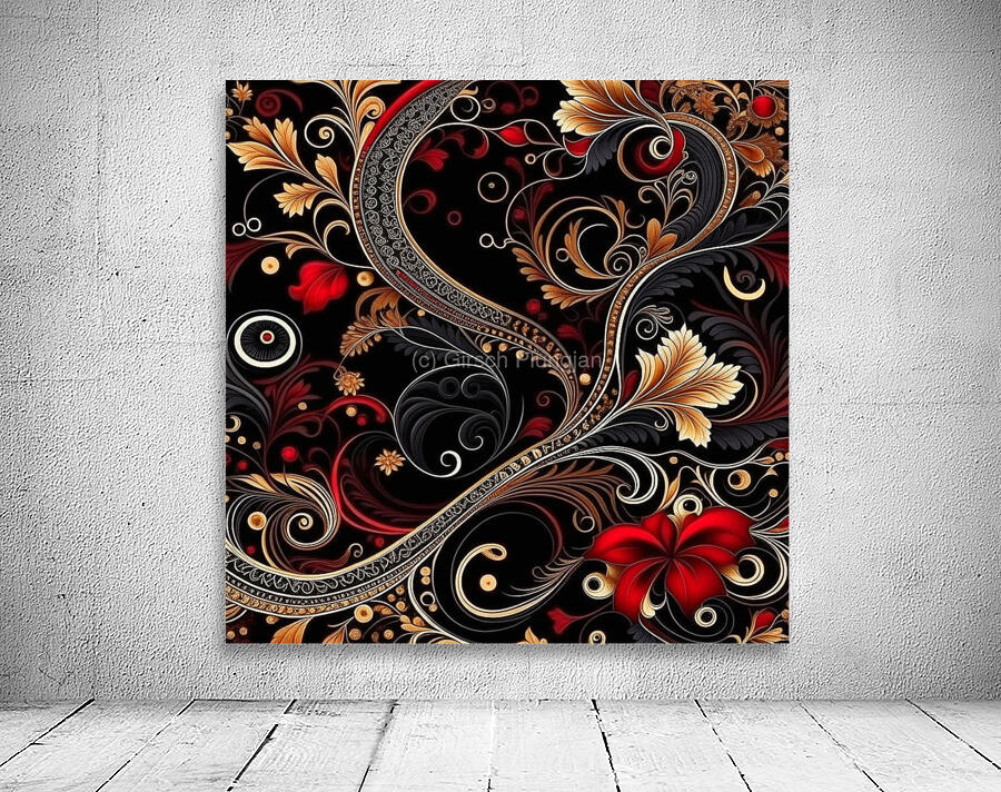  Floral pattern 3  Wall Preview