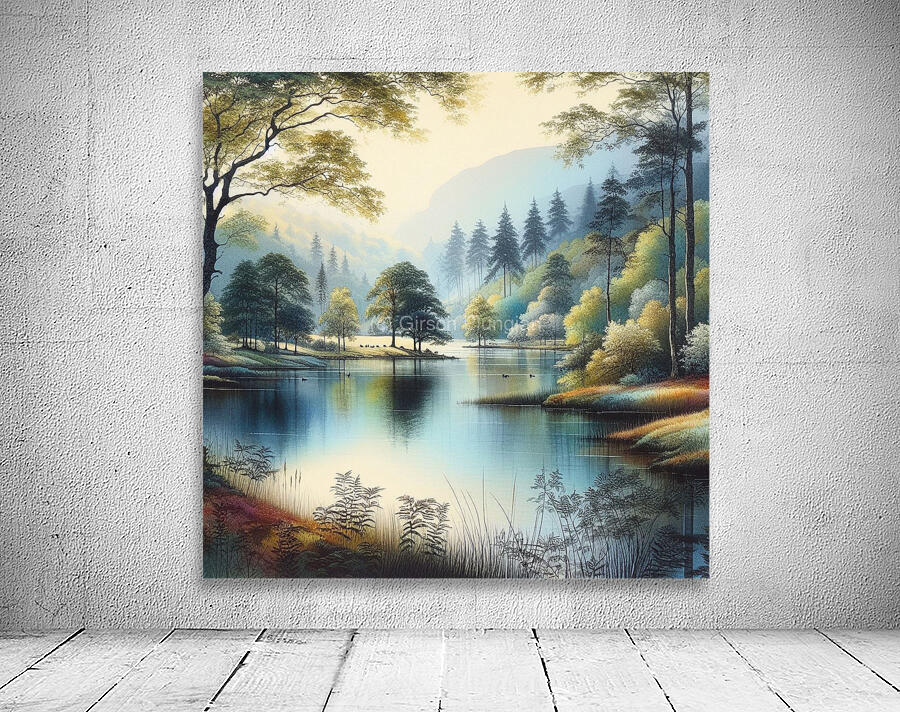  Quiet river  Wall Preview