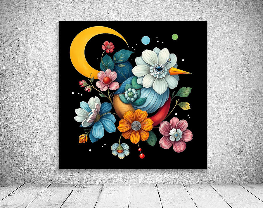 Floral fantasy Wall Preview