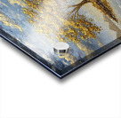 The Golden Tree of Reflection Acrylic print