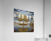 The Golden Tree of Reflection Acrylic Print