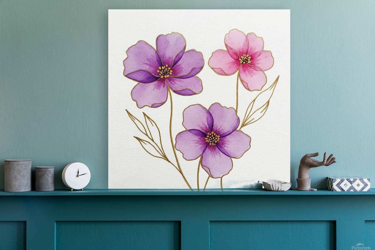 Golden Hour Blooms Reproduction