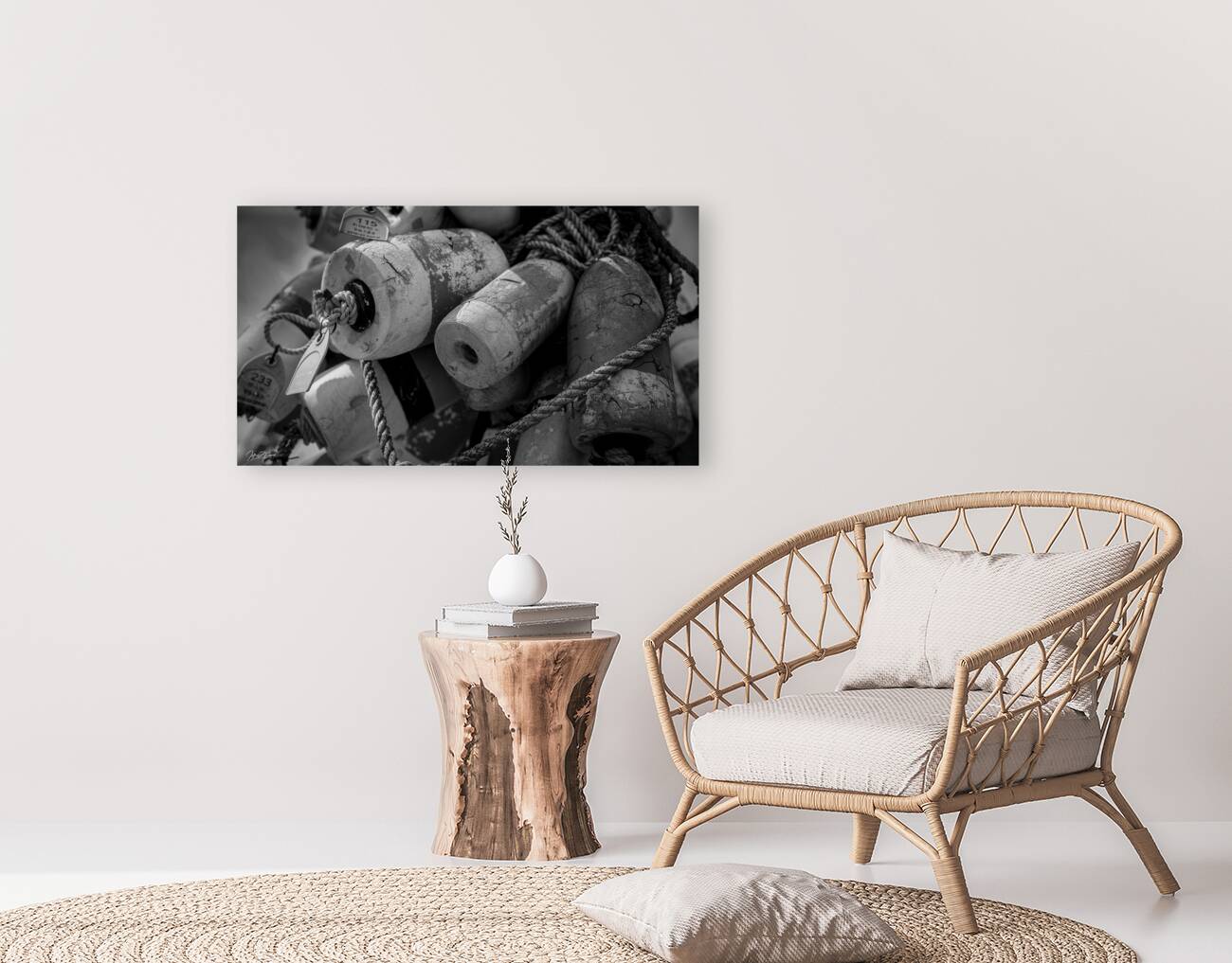 WEATHERED CRAB TRAP FLOATS Reproduction