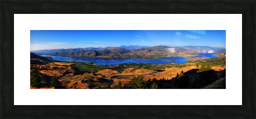 Osoyoos Panorama Picture Frame print