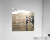 Boy on the Sand Acrylic Print