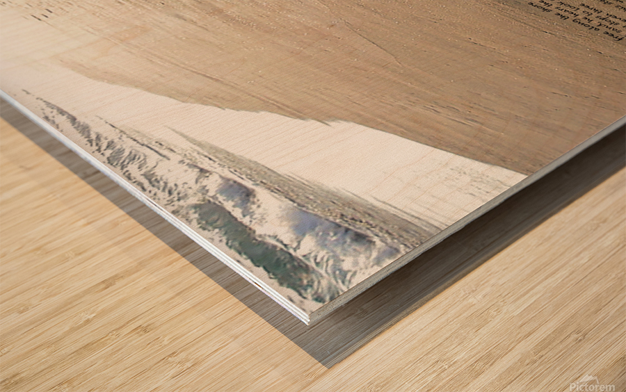 Boy on the Sand Wood print