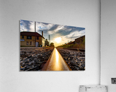 Train Tracks Acrylic Print