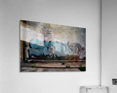 Abandoned Train Station Graffiti Acrylic Print