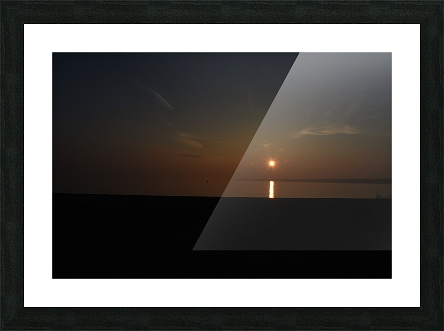 Sunrise Beach Picture Frame print