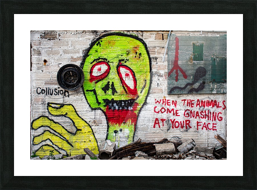 Graphic Graffiti Picture Frame print