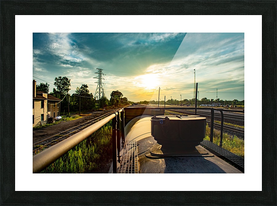 Train Station Picture Frame print