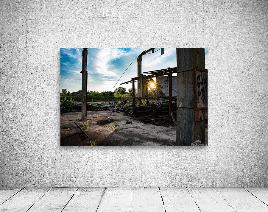 Abandoned Train Station Wall Preview