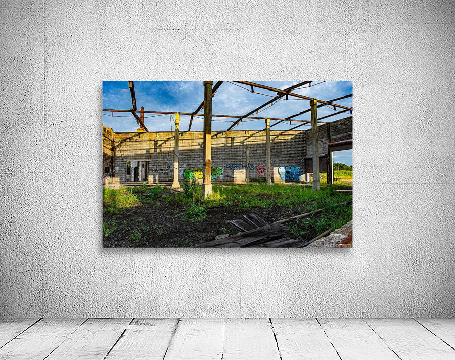 Abandoned Train Station Wall Preview