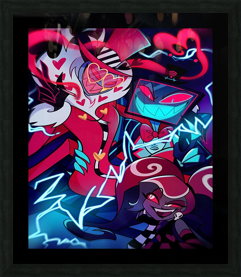 Hazbin Hotel Picture Frame print