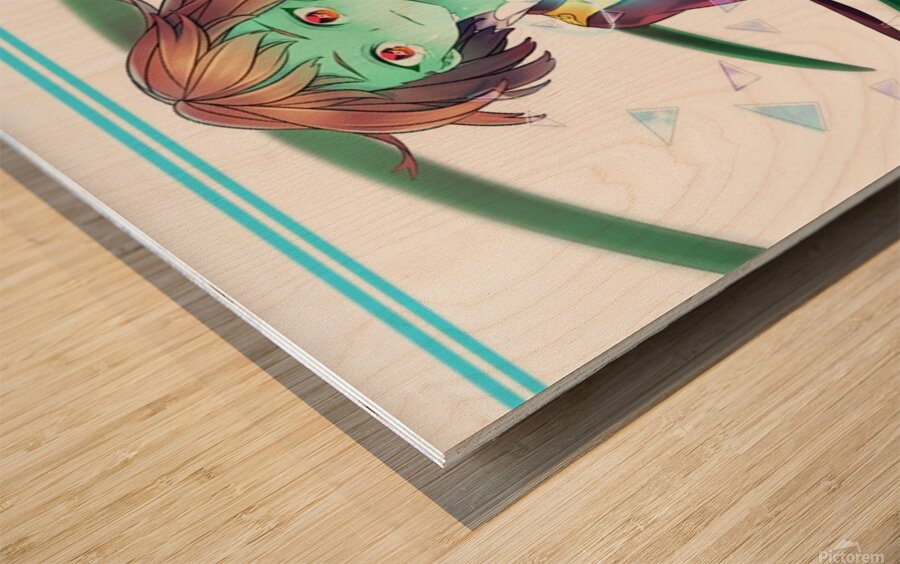 Tower Of God Wood print