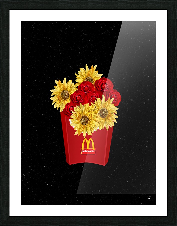 A McFlower Picture Frame print