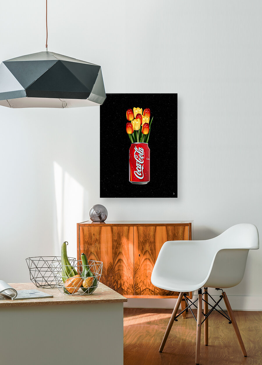 Cola Canned Flowers Reproduction
