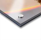 Morning Rainbow Over Barn Acrylic print