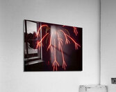 Fireworks Red Dragon Acrylic Print