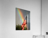 Rainbow & Flag Acrylic Print