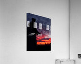 Statue n Sunset Acrylic Print