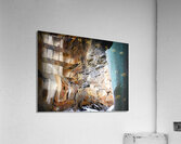 Behind Frozen Cucumber Falls Acrylic Print