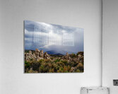 Rainstorm At Mono Lake Acrylic Print