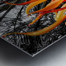 Glass Sculpture Metal print