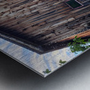 Brown Barn Metal print