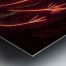 Fireworks Red Dragon Metal print