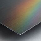 Rainbow & Flag Metal print