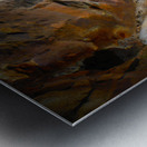 Behind Frozen Cucumber Falls Metal print