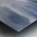 Rainstorm At Mono Lake Metal print