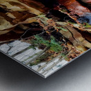 Iron Oxide Melt Metal print