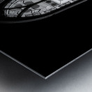 Old Shade Church Stain Glass Metal print