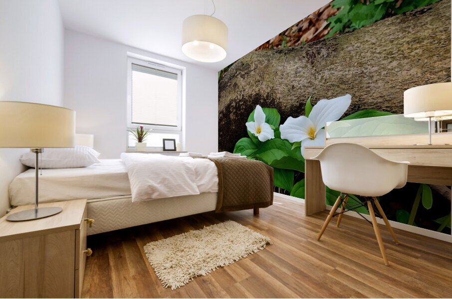 Trillium Duo Mural print
