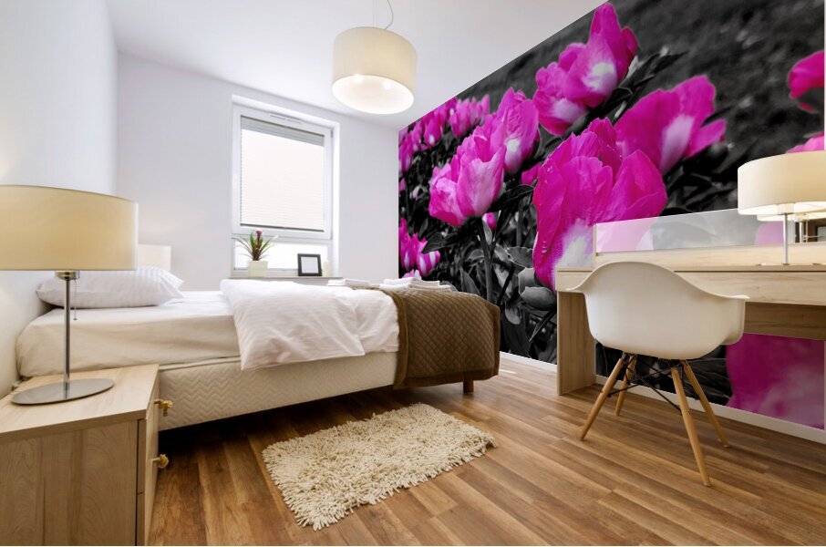 Pink Peonies Mural print