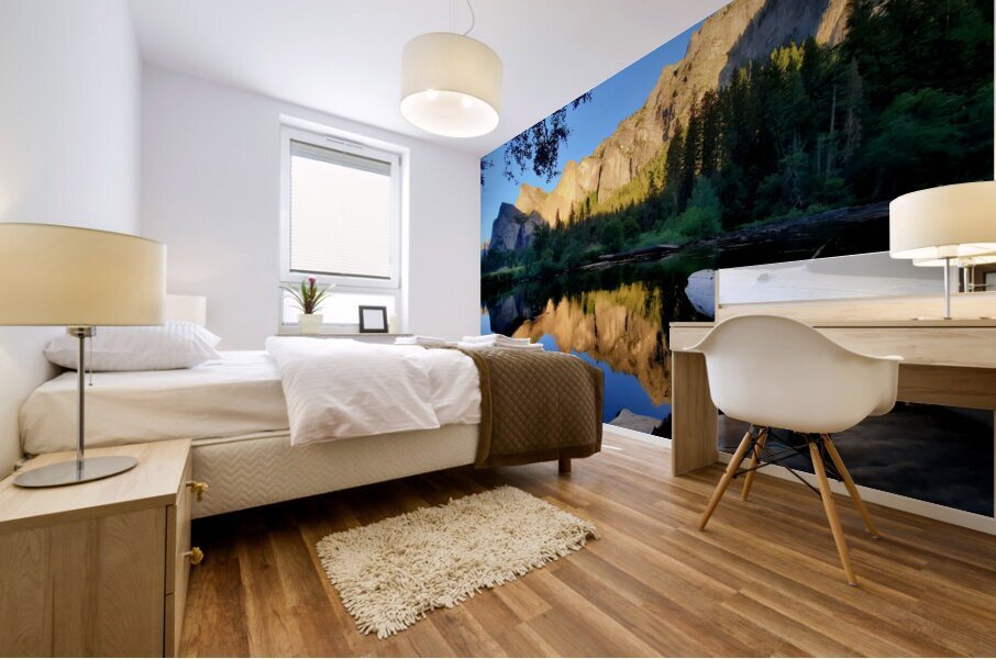 Yosemite Morning Reflections Mural print