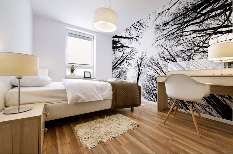 Winter Canopy Mural print