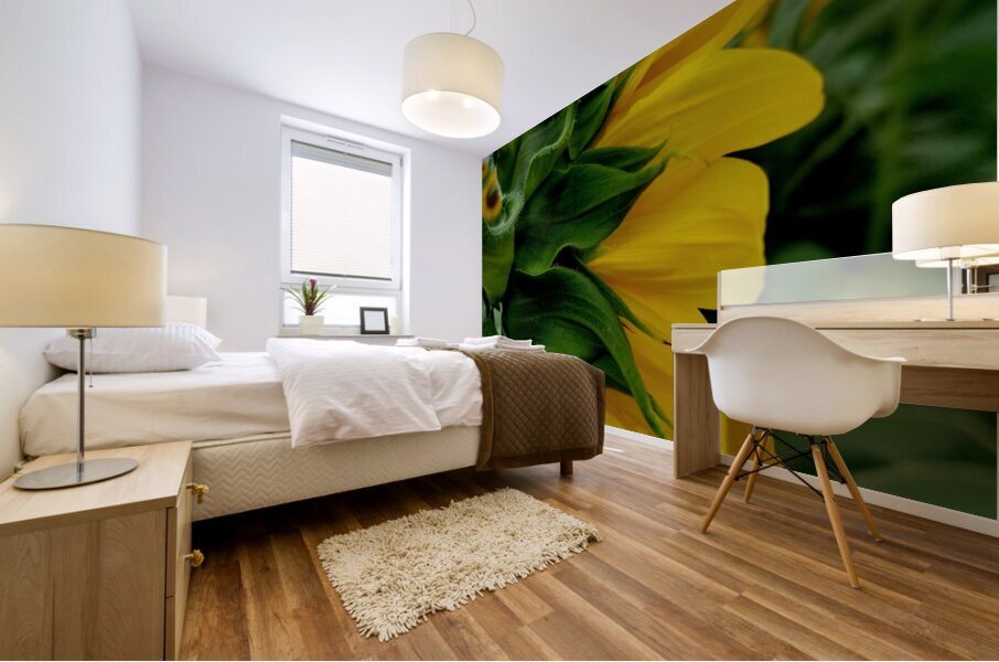 Sunflower Portrait Mural print