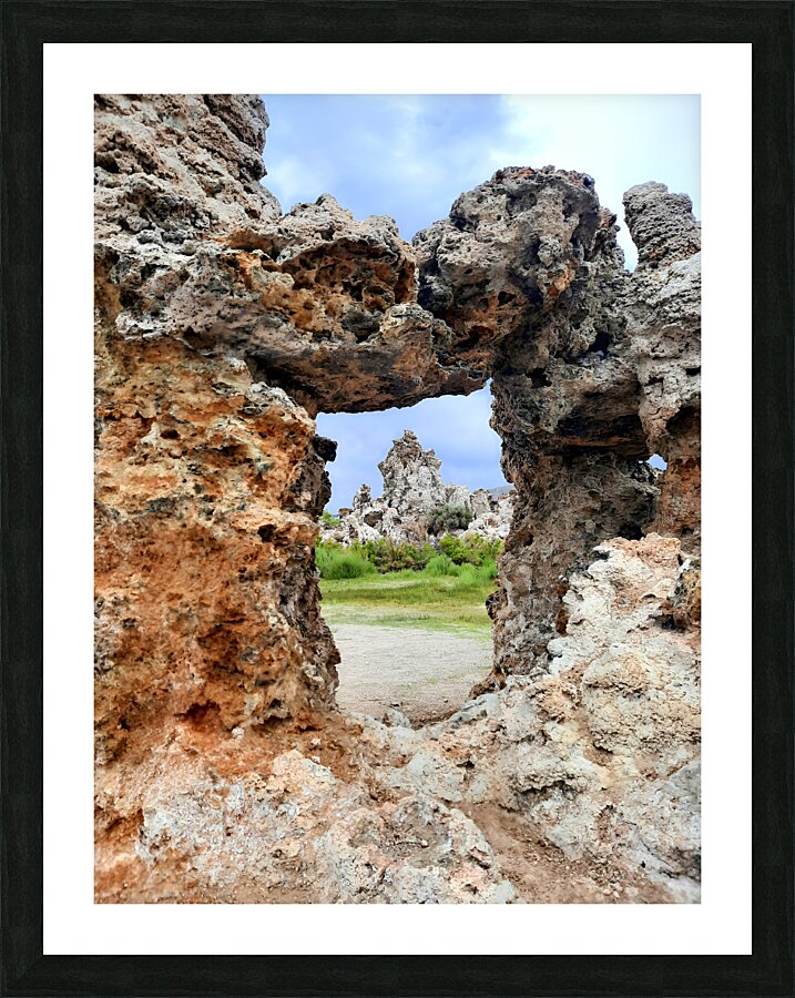Tufa Portal Picture Frame print