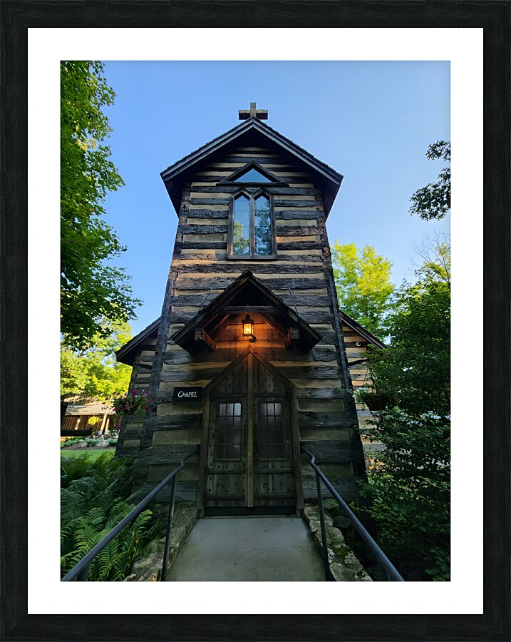 Rustic Church Picture Frame print