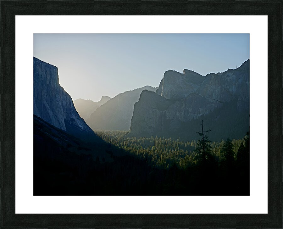 Yosemite Tunnel View Picture Frame print
