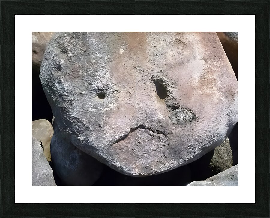 Sad Rock Picture Frame print