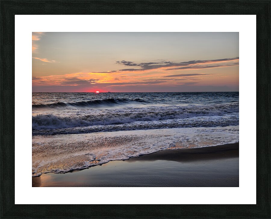 Beach Sunrise Picture Frame print