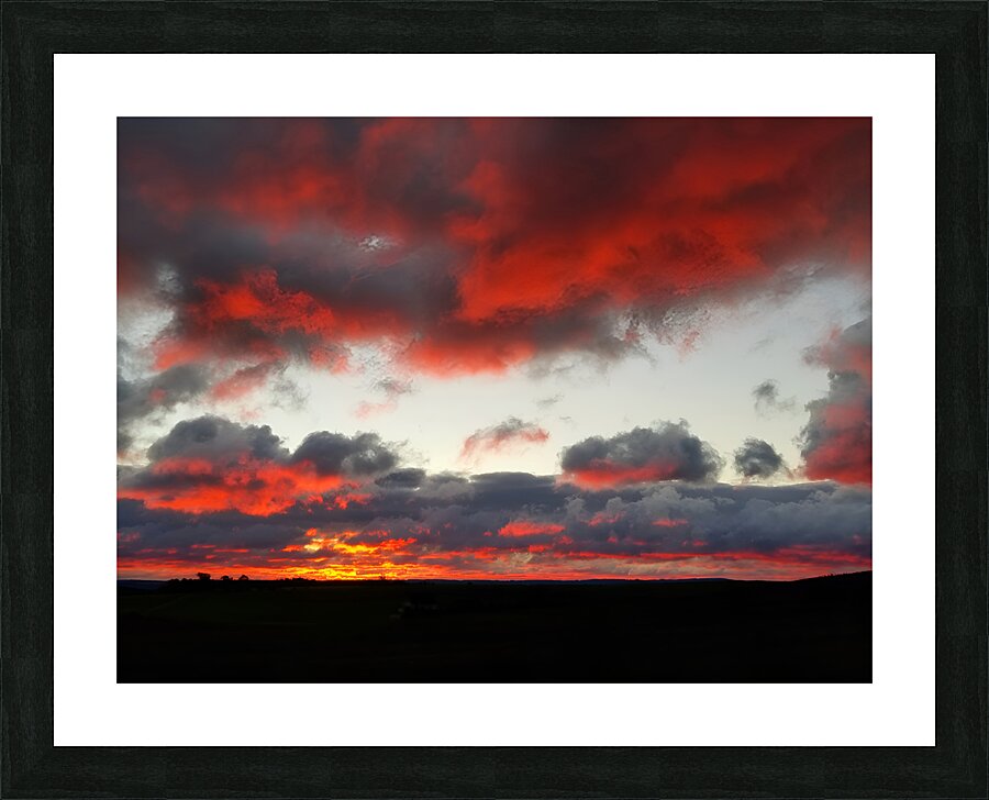 Commuting Sunrise Picture Frame print
